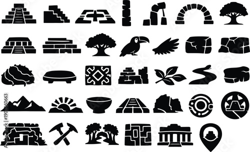 , travelhonduras, heritage, archeologysite, landmarkvector, 