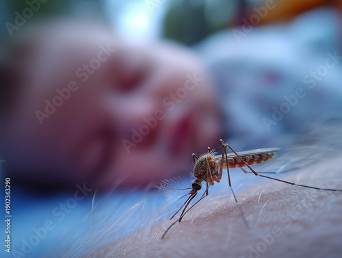 Mosquito Transmitting Malaria and Zika Virus Showing Risk to Babies and Public Health Safety