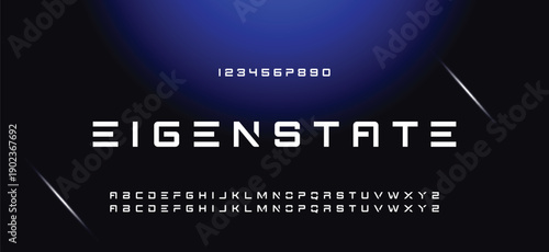 Modern alphabet fonts. Typography, Technology, Lettering, Elegant, Fashion, Designs, Serif fonts, Uppercase. Vector illustration