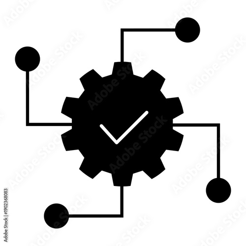 Maintenance vector icon. Technical support Illustration sign. Installing updates symbol. Bow logo.