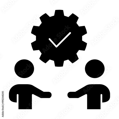 Maintenance vector icon. Technical support Illustration sign. Installing updates symbol. Bow logo.