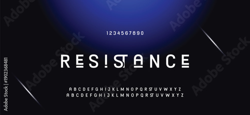 Modern alphabet fonts. Typography, Technology, Lettering, Elegant, Fashion, Designs, Serif fonts, Uppercase. Vector illustration