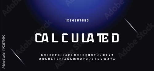 Modern alphabet fonts. Typography, Technology, Lettering, Elegant, Fashion, Designs, Serif fonts, Uppercase. Vector illustration