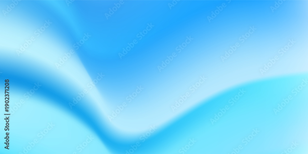 Fototapeta premium Abstract illustration in blue tones with a blend of blue gradients suitable for wallpaper or digital design