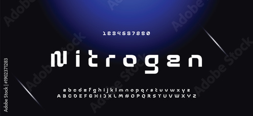 Modern alphabet fonts. Typography, Technology, Lettering, Elegant, Fashion, Designs, Serif fonts, Uppercase. Vector illustration
