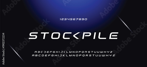 Modern alphabet fonts. Typography, Technology, Lettering, Elegant, Fashion, Designs, Serif fonts, Uppercase. Vector illustration