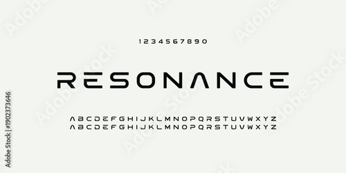 Modern alphabet fonts. Typography, Technology, Lettering, Elegant, Fashion, Designs, Serif fonts, Uppercase. Vector illustration