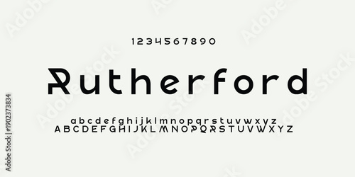 Modern alphabet fonts. Typography, Technology, Lettering, Elegant, Fashion, Designs, Serif fonts, Uppercase. Vector illustration