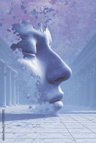 A captivating conceptual artwork that symbolizes inner peace, featuring serene landscapes and calming colors for mindfulness.