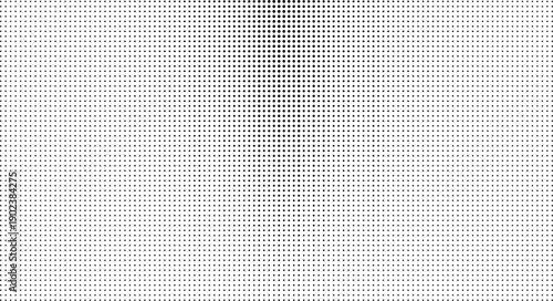 Black dots on white background with gradient density from left to right pattern