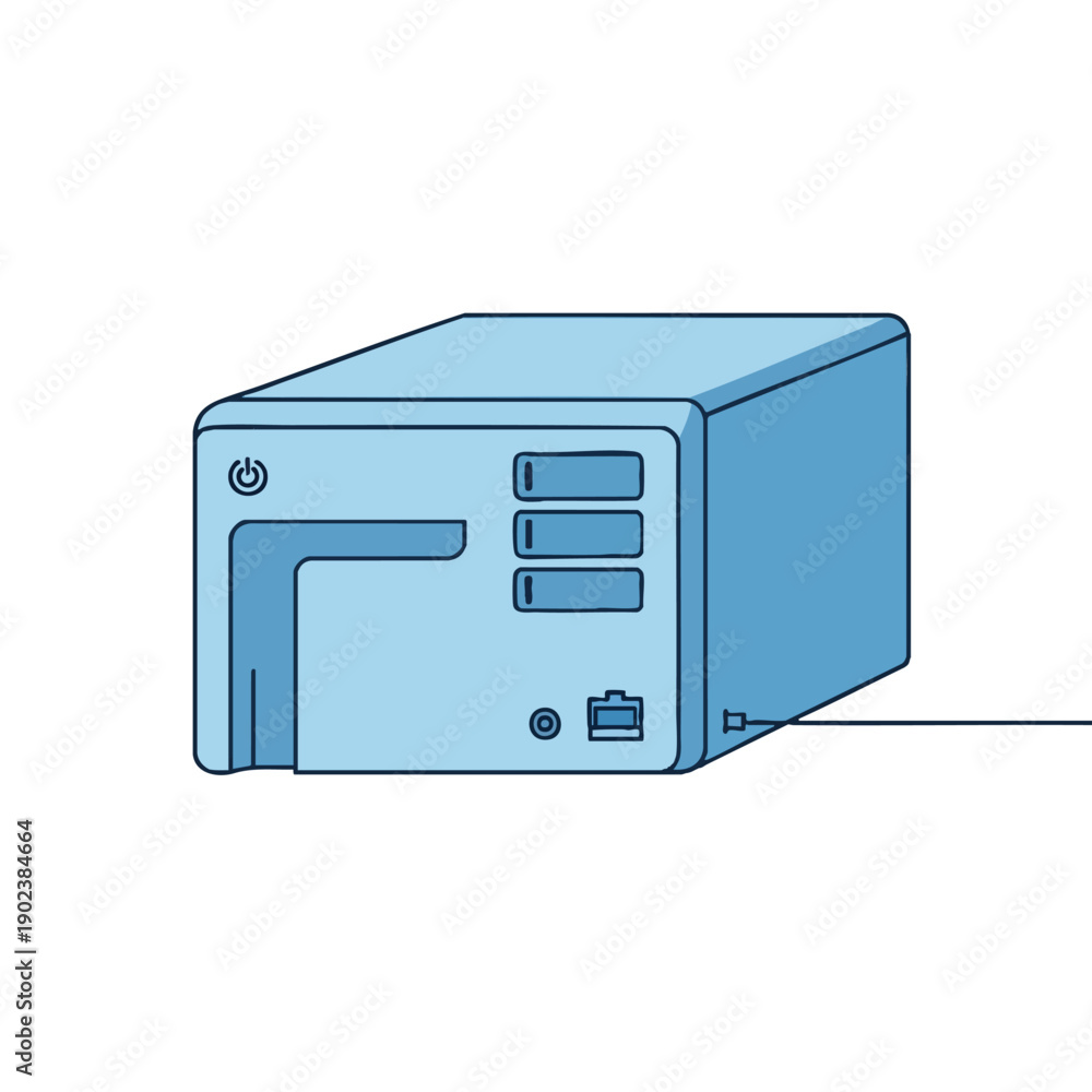 Obraz premium External Hard Drive Storage Device