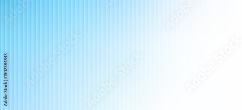 A soft blue gradient fades into vertical lines on a clean white background, creating a sense of depth and abstract motion