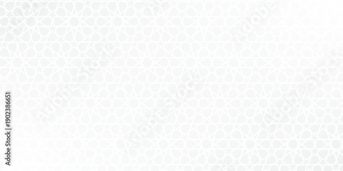 white abstract background Seamless geometric pattern in authentic islamic style. ramadhan pattern