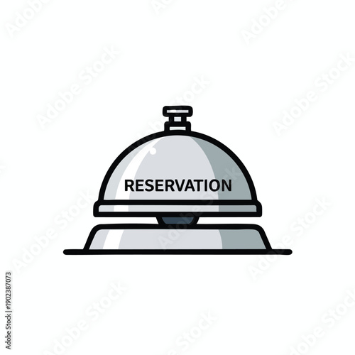 Hotel Reception Bell Icon
