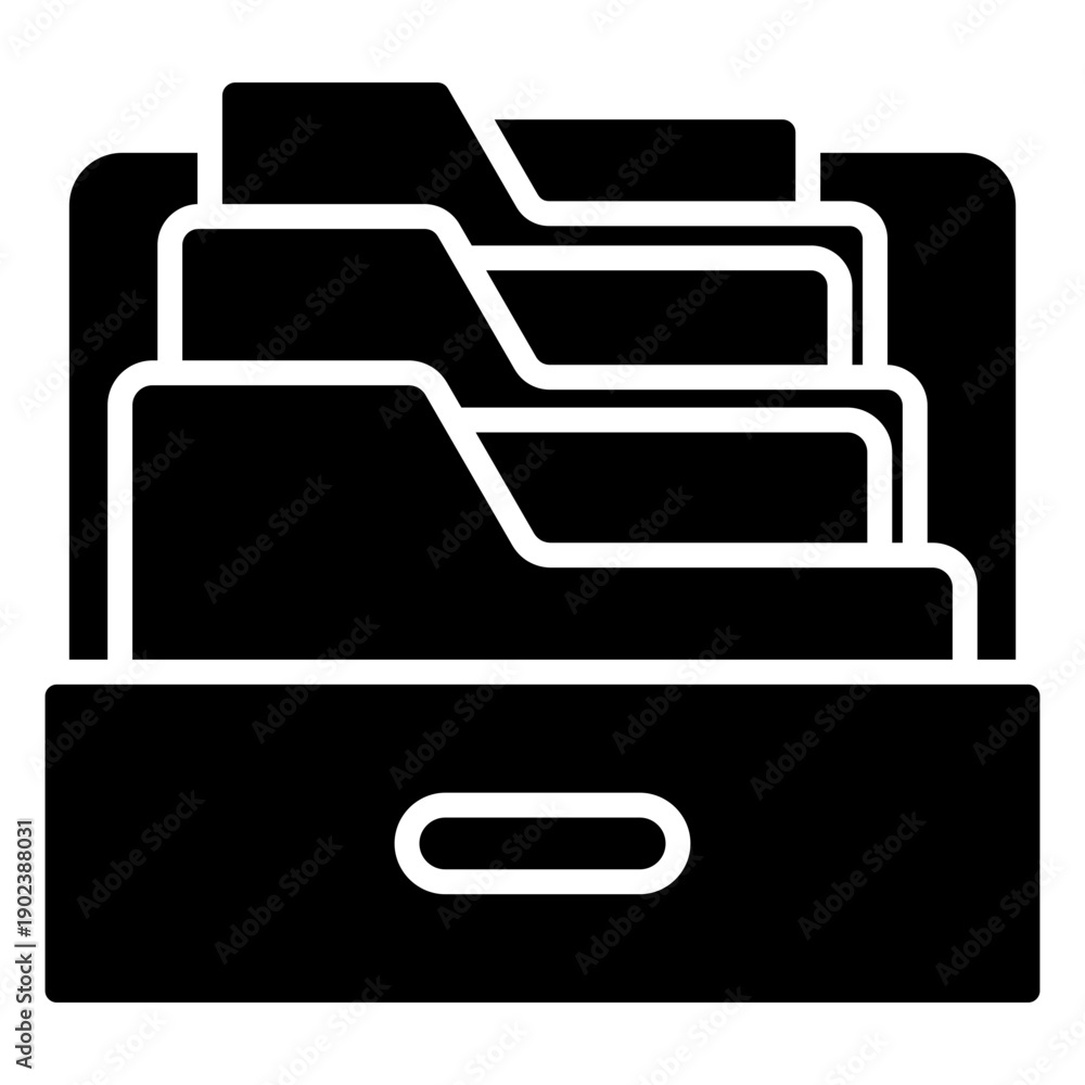 Fototapeta premium Data Archive Icon