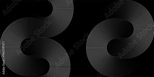 Abstract Particle Technology Background Design. Abstract wave moving point flow particles, high tech background design for brochure, flyer, magazine, business card, banner. Vector