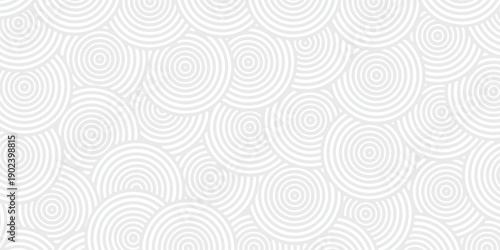 Abstract Gray Circle Pattern Background With Repeating Concentric Rings for Design Projects eps10