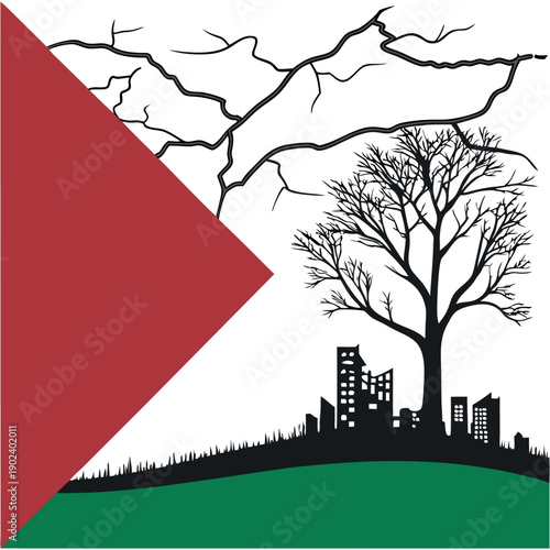 A flat style graphic illustration using-the struct. 