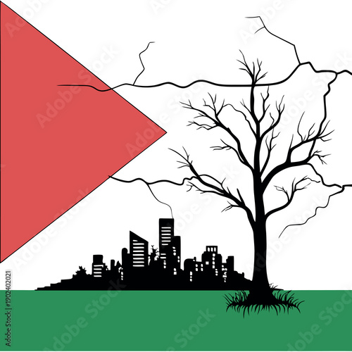 A flat style graphic illustration using-the struct. 