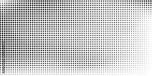 Black white dotted background in pop art retro style, vector illustration