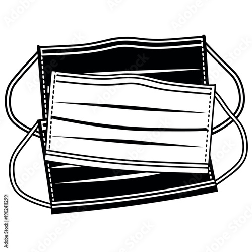 Face mask many still carry for safety or pollute. 