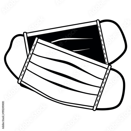 Face mask many still carry for safety or pollute. 