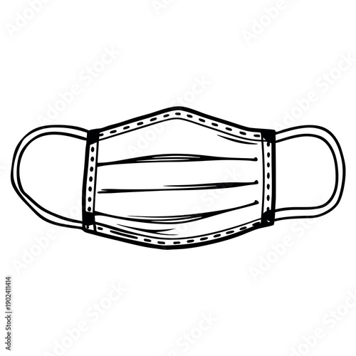 Face mask many still carry for safety or pollute. 