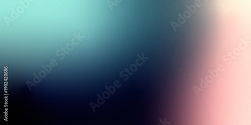 Abstract teal and pink gradient vector background. Soft blurred blue and beige mesh texture with copy space for modern design, presentation, or wallpaper. Minimalist colorful pastel light backdrop.