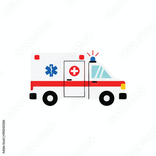 Ambulance Vehicle Illustration
