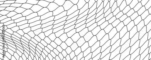 Mesh texture for fishing nets. Seamless pattern for sportswear or soccer goal, volleyball net, basketball hoop, hockey, athletics. Abstract net background for sports