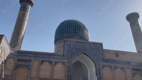 Timurid tomb ancient islamic culture in samarkand uzbekistan