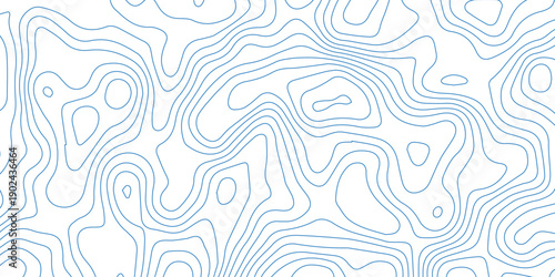 Abstract topographic wavy patterns design. Seamless flowing curve lines on white background. minimal contour line art pattern. terrain lines background. elevation contour map inspired vector design.