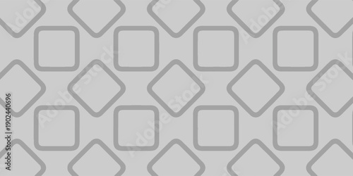 Geometric Pattern Of Grey Diamond Tiles With Soft Edges For Modern Design