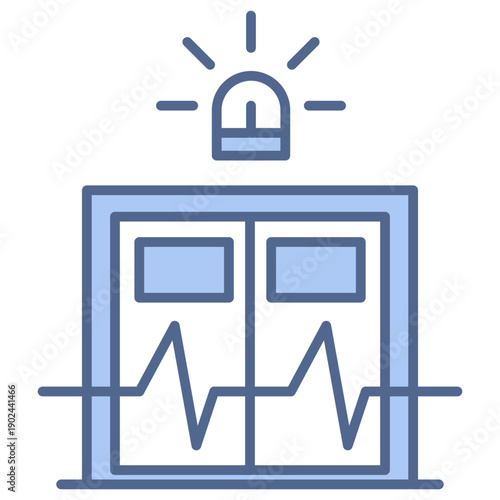 Emergency Room Blue Icon