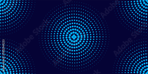 Abstract Blue Digital Tech Business or Science Background. Medical Research or Tech Innovation Online Webinar Presentation Event.