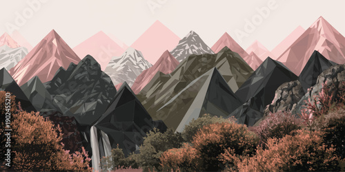 A breathtaking panorama of the Zion National Park canyon captures a vibrant sunset and sunrise over rocky mountain peaks and lush forest trees under a cloudy Arizona sky