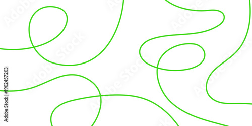 White and green abstract vector background with random lines.
