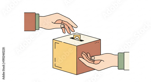 Two hands putting coin into piggy bank saving money concept financial planning investment and security