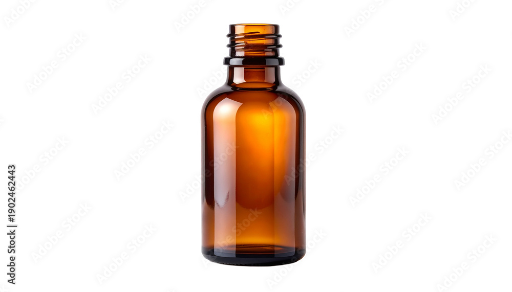 custom made wallpaper toronto digitalAmber glass bottle for essential oils, medicine, or cosmetics. Empty brown pharmaceutical vial mockup isolated on a clean, editable transparent background. Apothecary or lab container concept.