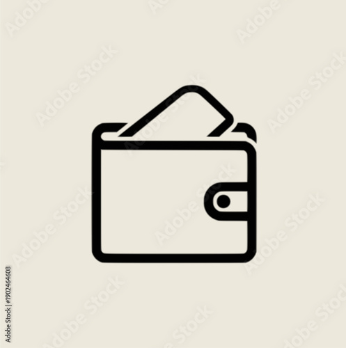 Minimalist Leather Bifold Wallet Silhouette for Financial Identity