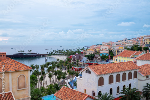 Sunset town in Phu Quoc island, Vietnam