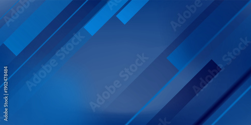 Art & IllustrationBlue abstract geometric background. Suit for business, institution, conference, party, Vector illustration