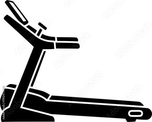 Treadmill icon on white background. Modern simple icon vector illustration.
vector silhouette illustration isolated on white background
