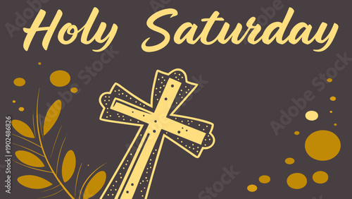 A holy gold crucifix vector illustration of Jesus Christ on the cross isolated on a white background as a spiritual symbol of faith and Catholic religion