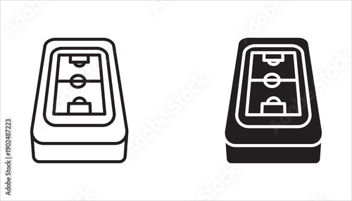 Stadium and sports arena icon set. Editable outline symbols, football stadium, arena, sports, stadium icon set, stadium vector.