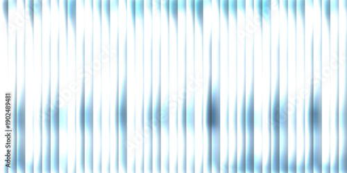 Dark grey and blue green ribbed glass. Natural color. Vector ribbed glass texture. Mesh gradient. acrylic ribbed bath surface. Reeded glass background semitransparent overlay. Bath wall window