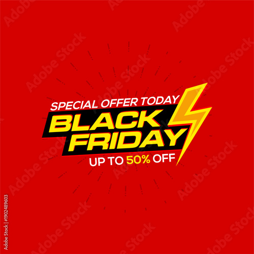 Black Friday Sale Special Offer Discount.