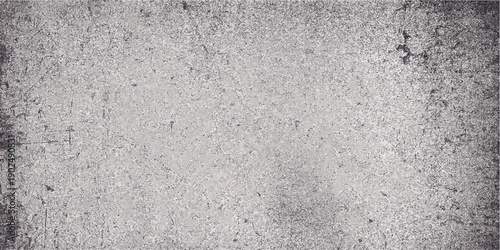 A rough gray concrete wall background with a dirty grunge cement texture and blank stone surface pattern creates an old industrial backdrop design