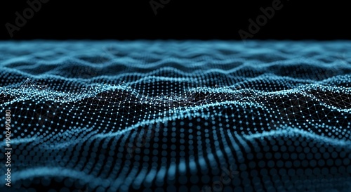 Stunning network visualization with glowing nodes and connections in dark space