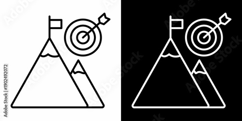 Mission  White Icon Set Design